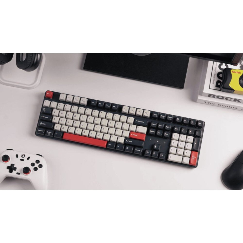 Keychron J5 (KJ5-H1Z) QMK Wireless Mechanical Keyboard Red Switch Hot-Swap RGB 100% US Dark Blue