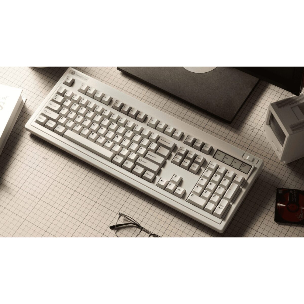 Keychron R6 (R6-M1) QMK Wireless Mechanical Keyboard Red Switch Hot-Swap RGB 100% US Retro