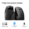 Keychron M6 (M6S-A72) Wireless Ergonomic Optical Mouse 1000hz Polling Rate Black