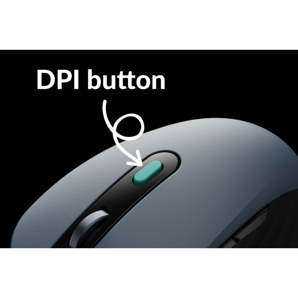 Keychron BM25 (BM25-C61) Wireless Mouse 1K Polling Rate Space Gray