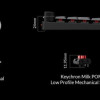 Keychron K0 Max (K0M-H4) QMK Wireless Custom Num Pad Mechanical Low Profile Banana Sw. RGB Hot-Swap
