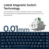 Keychron Q16 HE (Q16HW-J1) QMK Ceramic Custom Hall Effect  Keyboard RGB Lime Switch 65% US Blue