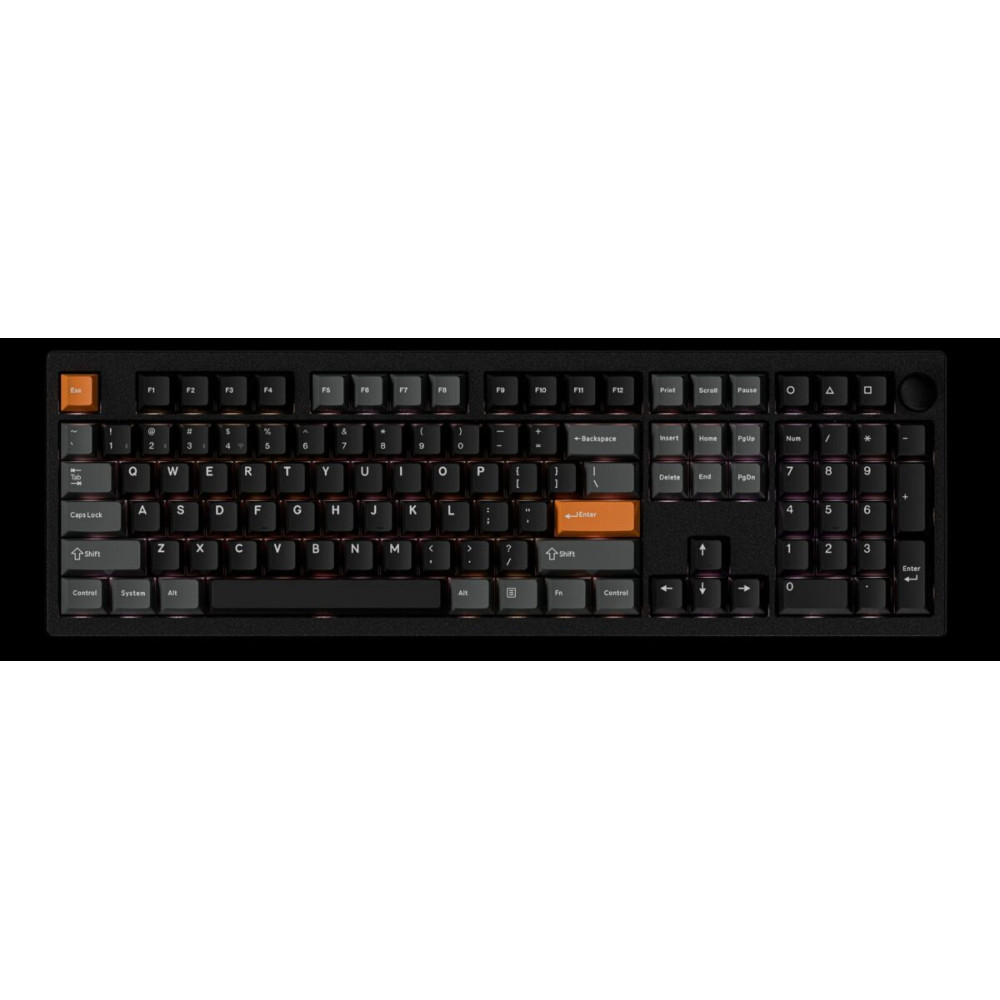 Keychron P6 Ultra (P6-M1) ZMK 8K Wireless Custom Mechanical Keyboard Red Switch RGB 100% US Layout