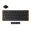 Keychron K3 Ultra (K3U-H3) ZMK 8K Wireless Mechanical Keyboard Brown Switch Low Profile Wood Fr. 75%