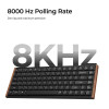 Keychron K3 Ultra (K3U-H3) ZMK 8K Wireless Mechanical Keyboard Brown Switch Low Profile Wood Fr. 75%