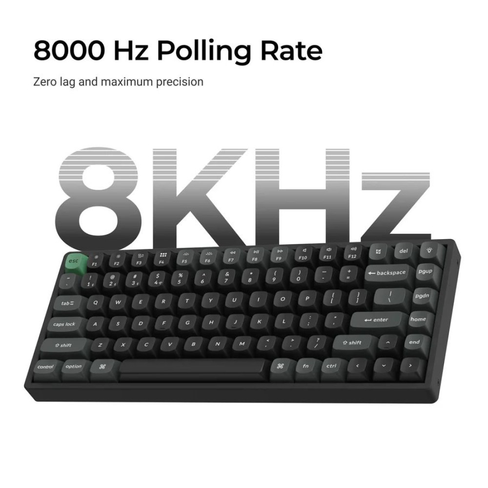 Keychron K2 Ultra (K2U-J1) ZMK Wireless 8K Mechanical Keyboard Red Switch (Hot-Swap) 75% Us Layout