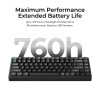 Keychron K2 Ultra (K2U-J3) ZMK Wireless 8K Mechanical Keyboard Brown Switch (Hot-Swap) 75% Us Layout