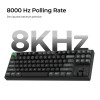 Keychron K8 Ultra (K8U-J1) ZMK Wireless 8K Mechanical Keyboard Red Switch (Hot-Swap) 80% Us Layout
