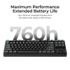 Keychron K8 Ultra (K8U-J3) ZMK Wireless 8K Mechanical Keyboard Brown Switch (Hot-Swap) 80% Us Layout