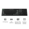Keychron K10 Ultra (K10U-H4) ZMK Wireless 8K Mechanical Keyboard BananaSwitch (Hot-Swap) 100% Us Lay
