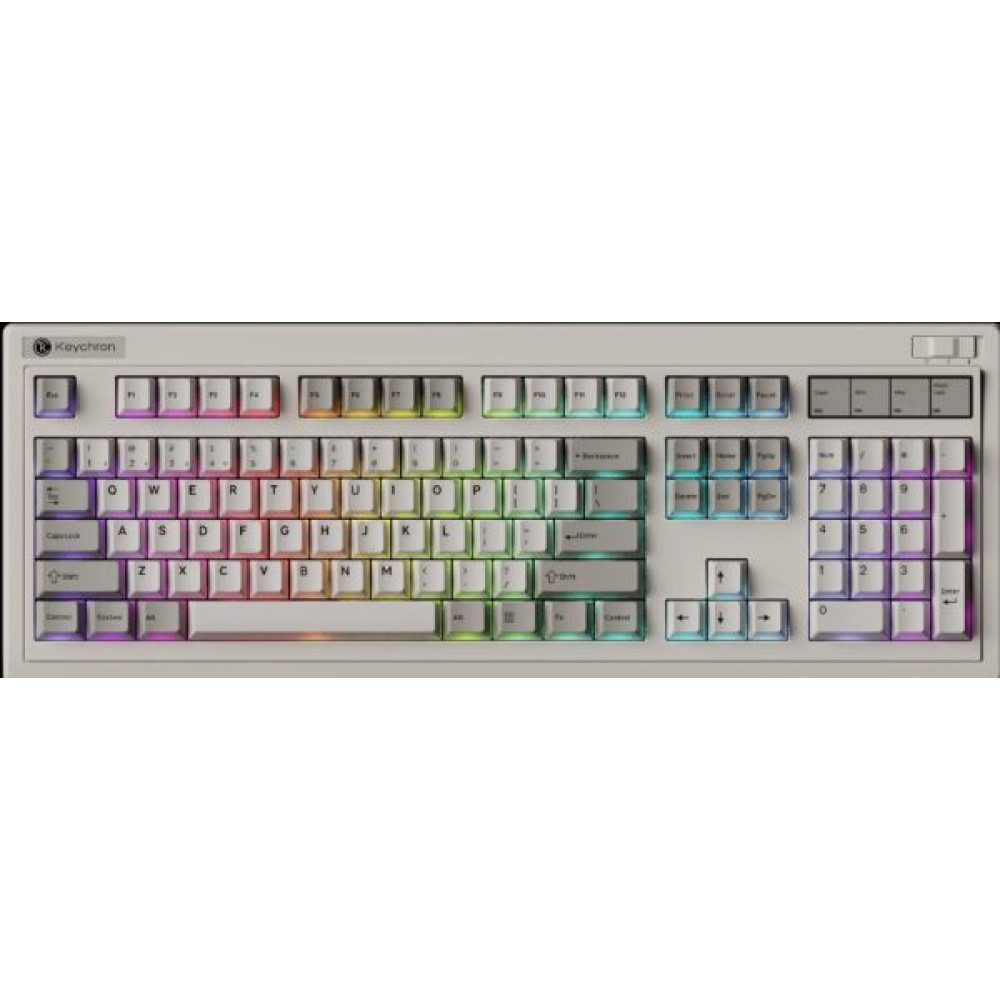Keychron R6 (R6-M4) QMK Wireless Mechanical Keyboard Banana Switch Hot-Swap RGB 100% US Retro