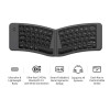 Keychron B11 Pro (B11P-K1) Ultraslim Wireless BT Foldable Keyboard Online customization - Gray US La
