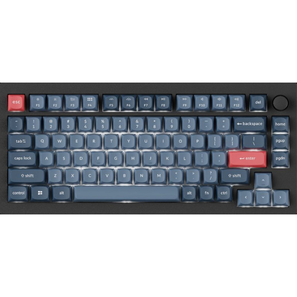 Keychron C75 HE (C75H-D1)  Hall Effect Keyboard Magnetic Switch Black 75% US Layout