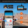 70mai Dash Cam 4K T800 & 1080 Rear Cam. & 128GB SD 3-Channel w/ Dual 4K, IMX678,  AI Detection