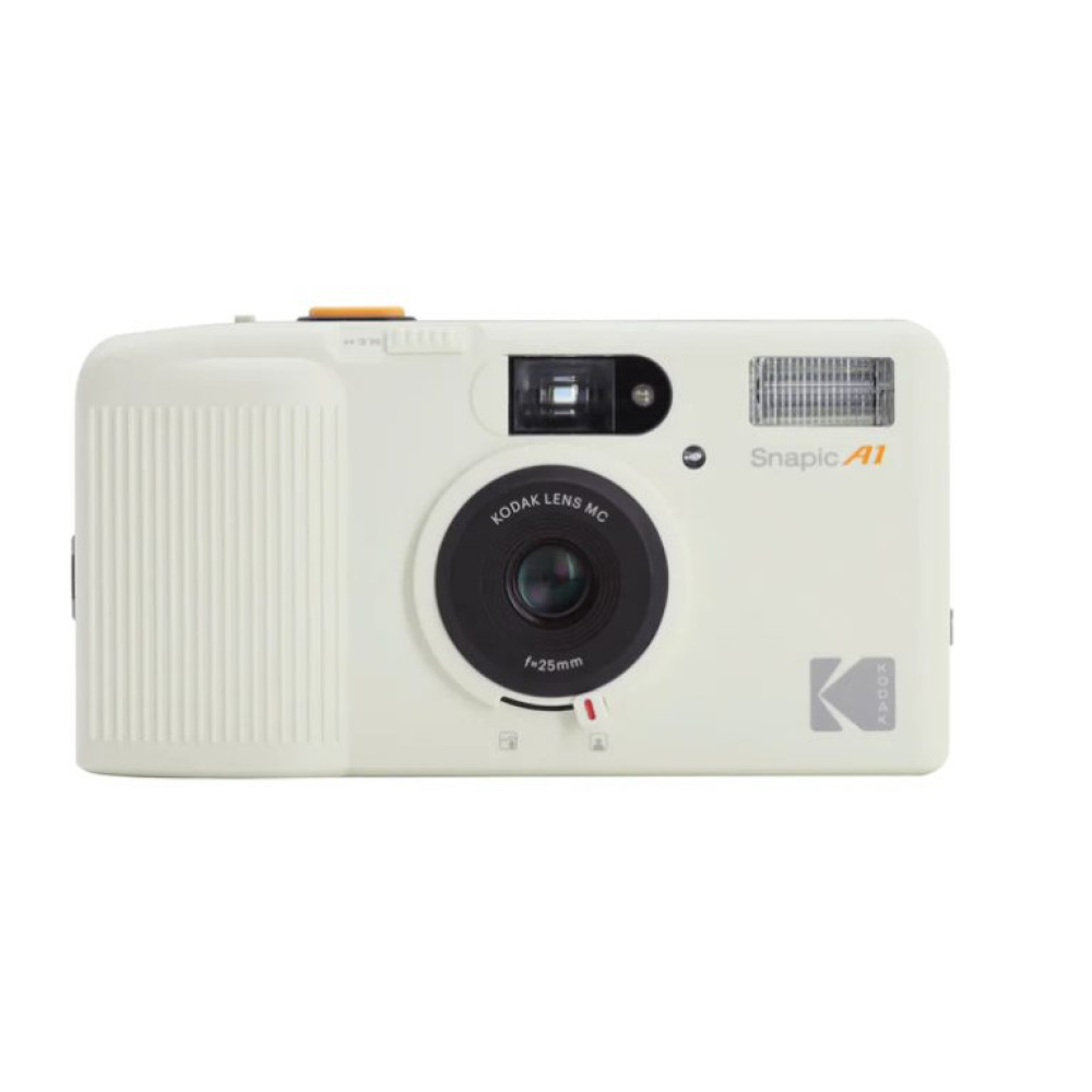 Kodak Snapic A1 35mm Film Camera White motorized