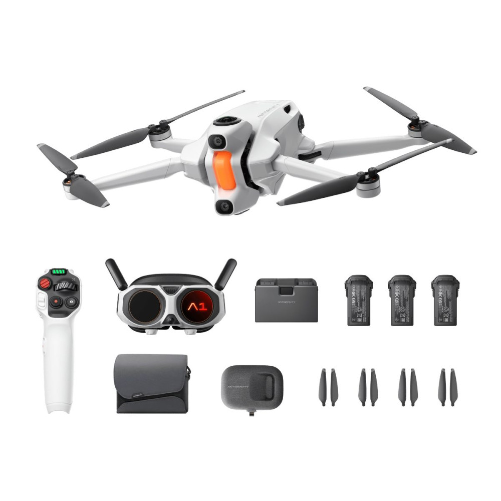 Antigravity A1 Explorer Bundle -8K 360 Invisible Drone-3x Battery,Charging Hub, 4 Spare Propellers