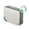 QCY SP2 Green Brown - Pocket Size IP67 RGB BT Speaker Deep Punch Bass TWS Stereo Subwoofer 17h