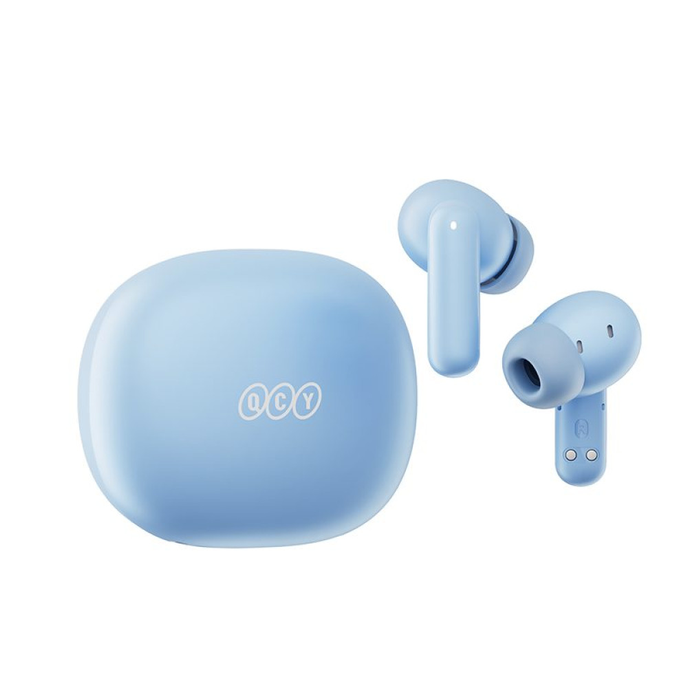 QCY Melobuds N30 (HT16) ANC Light Blue - SBC/AAC IPX4 TWS Earbuds w. Natural Transparency Mode & A.I