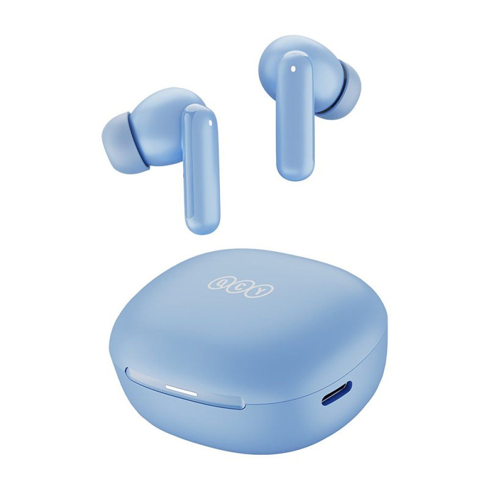 QCY Melobuds N30 (HT16) ANC Light Blue - SBC/AAC IPX4 TWS Earbuds w. Natural Transparency Mode & A.I
