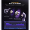 QCY Melobuds N70 ANC Black - HT18 -55db TWS Flagship Hi-Res Earbuds LDAC BT 6.0 IPX5 Wireless charge