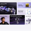 QCY Melobuds N70 ANC Silver Titanium - HT18 TWS Flagship Hi-Res Earbuds BT 6.0 IPX5 Wireless charge