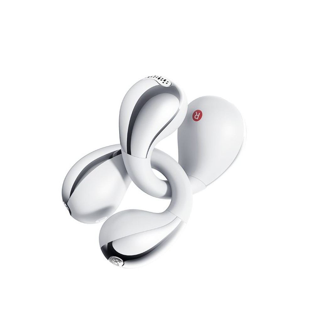 QCY Crossky C30S White (QT33S) Open Ear BT6.0 LDAC/AAC/SBC Earbuds 40h Call noise AI cancelation Dua