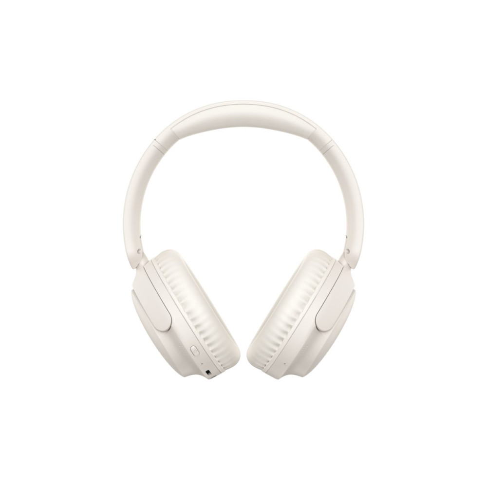 QCY H2S Lite Headphones White - Type-C & Bluetooth Clear Call ENC iOS/Android 60hours 10m 40mm