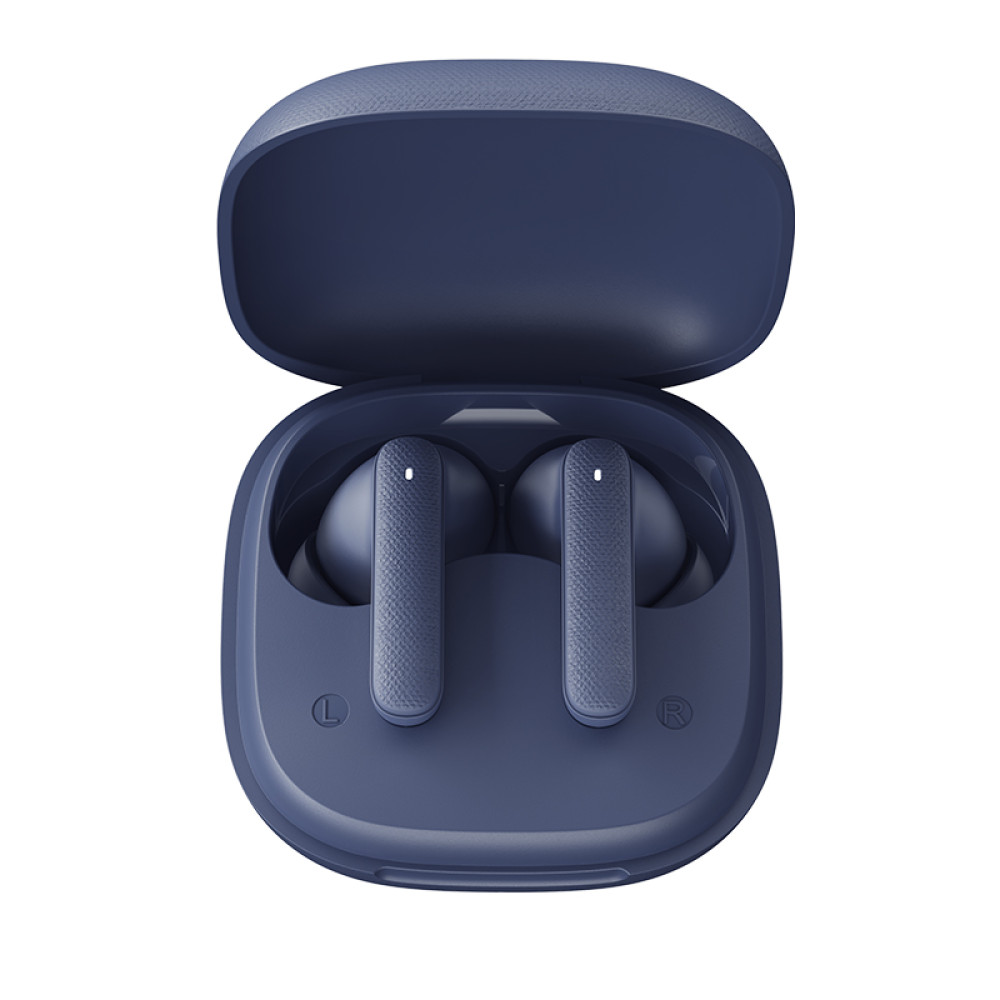 QCY Buds Sky Blue - Noise Reduction Clear Calls TWS Earbuds 35h, 10mm dynamic drivers