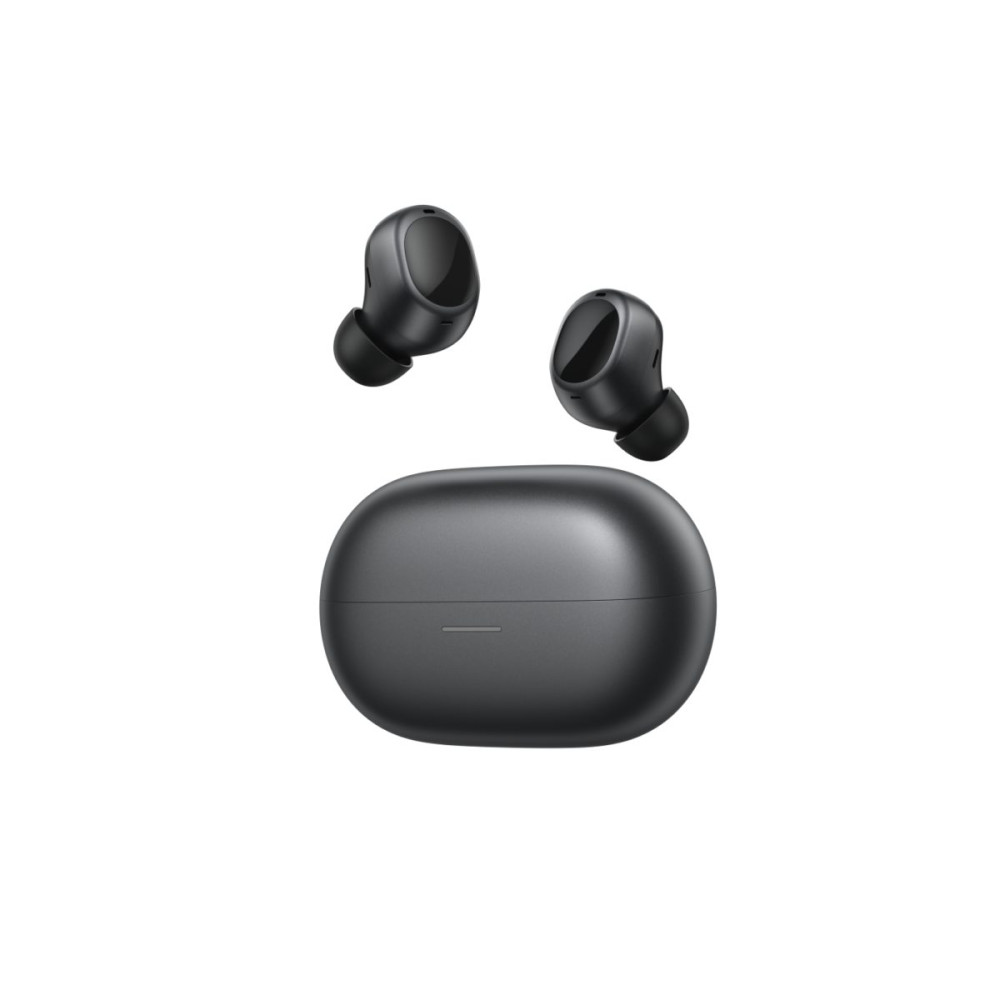 QCY MeloBuds A30 Black - Adaptive A.I. ANC -60dB - 3 devices switch - IPX5 - 8mic Calls - Stemless