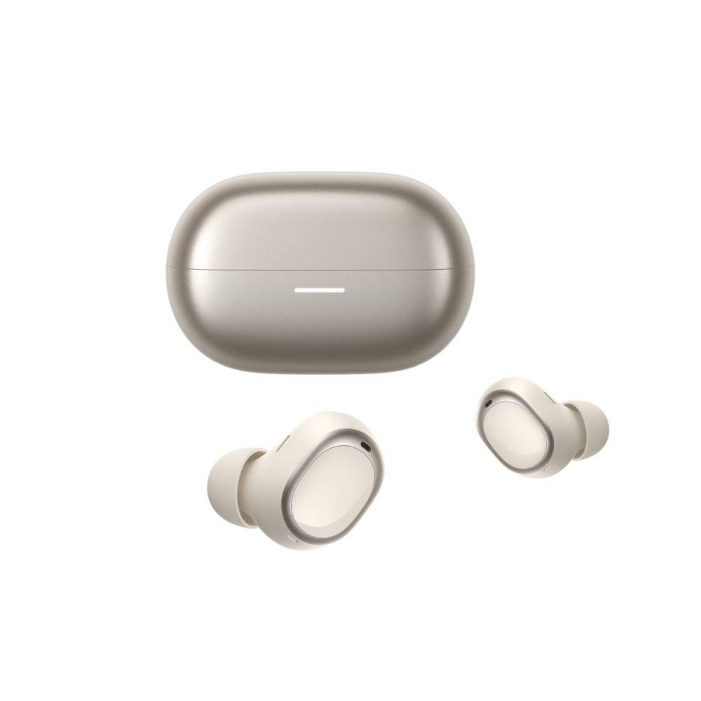 QCY MeloBuds A30 Gold - Adaptive A.I. ANC -60dB - 3 devices switch - IPX5 - 8mic Calls - Stemless