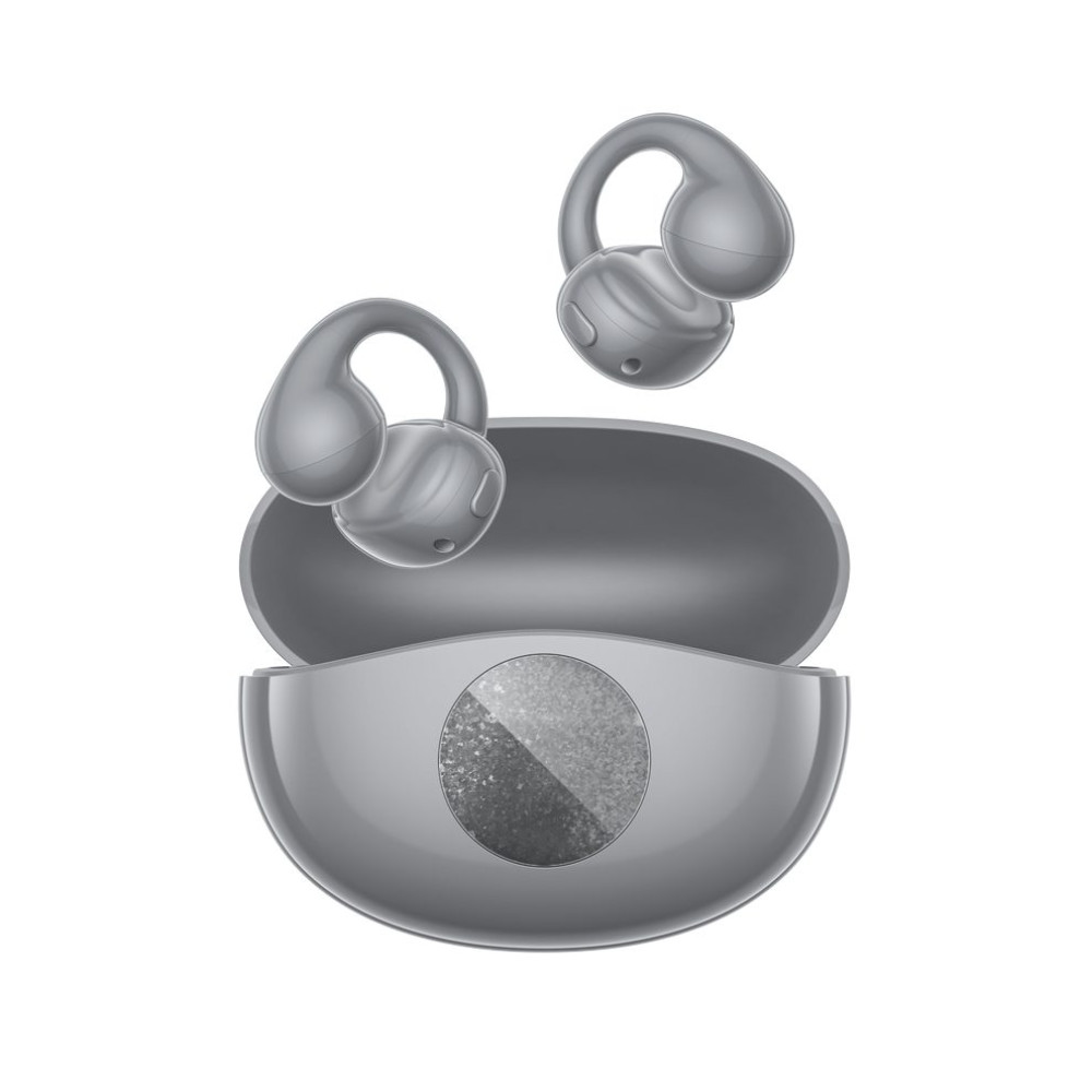 QCY Crossky C50i Grey (CT12) Hi Rez LDAC Open Ear Earclip, BT 6.0, IPX5 waterproof, 42h gray