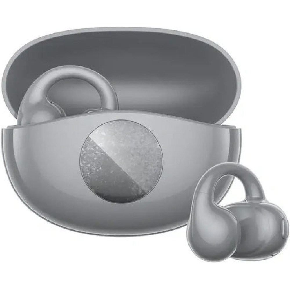 QCY Crossky C50i Grey (CT12) Hi Rez LDAC Open Ear Earclip, BT 6.0, IPX5 waterproof, 42h gray
