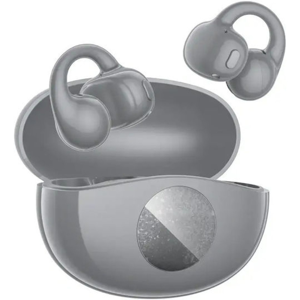 QCY Crossky C50i Grey (CT12) Hi Rez LDAC Open Ear Earclip, BT 6.0, IPX5 waterproof, 42h gray