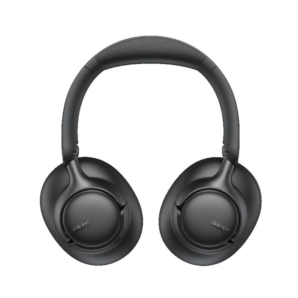 QCY H6 Neo Black - Bluetooth 6.0 ANC iOS/Android Call Noise Cancelling Headphones LDAC Graphene Driv
