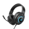 QCY Heroad V200 Pro USB Black - Wired RGB Gaming Headset PS4/PS5/PC