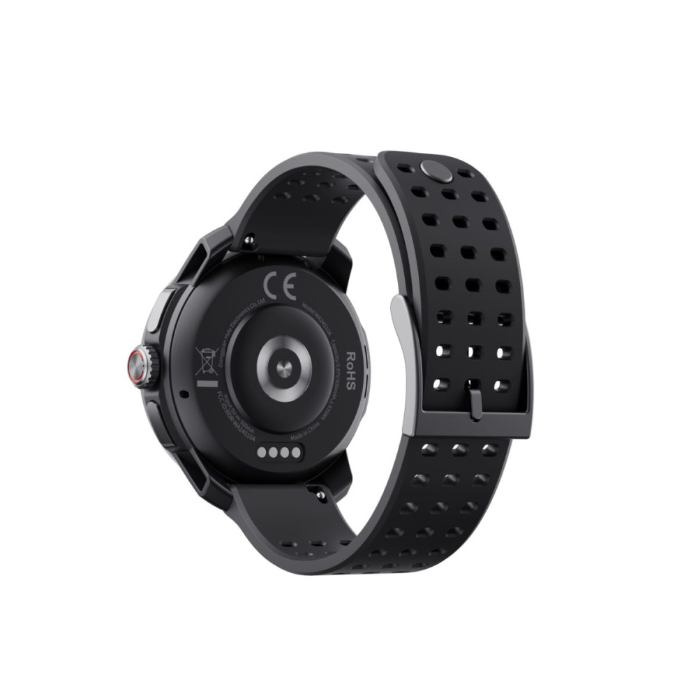 QCY Track S10 Watch Black 1,43 AMOLED HD Dual Band 6 Sat GPS, Gyroscope Geomagnetometer