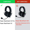 Geekria Cooling Gel-Infused Cushions Ear Pads for Razer Blackshark V2, V2USB,V2Pro old 2020 10 teeth