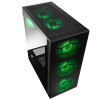 Kolink Observatory HF Plus Mesh ARGB PWM Midi Tower Case Black with 6x ARGB PWM Fans (5x140mm 1x120)