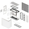 HAVN HS 420 white Premium Midi Tower Case - without vertical GPU support