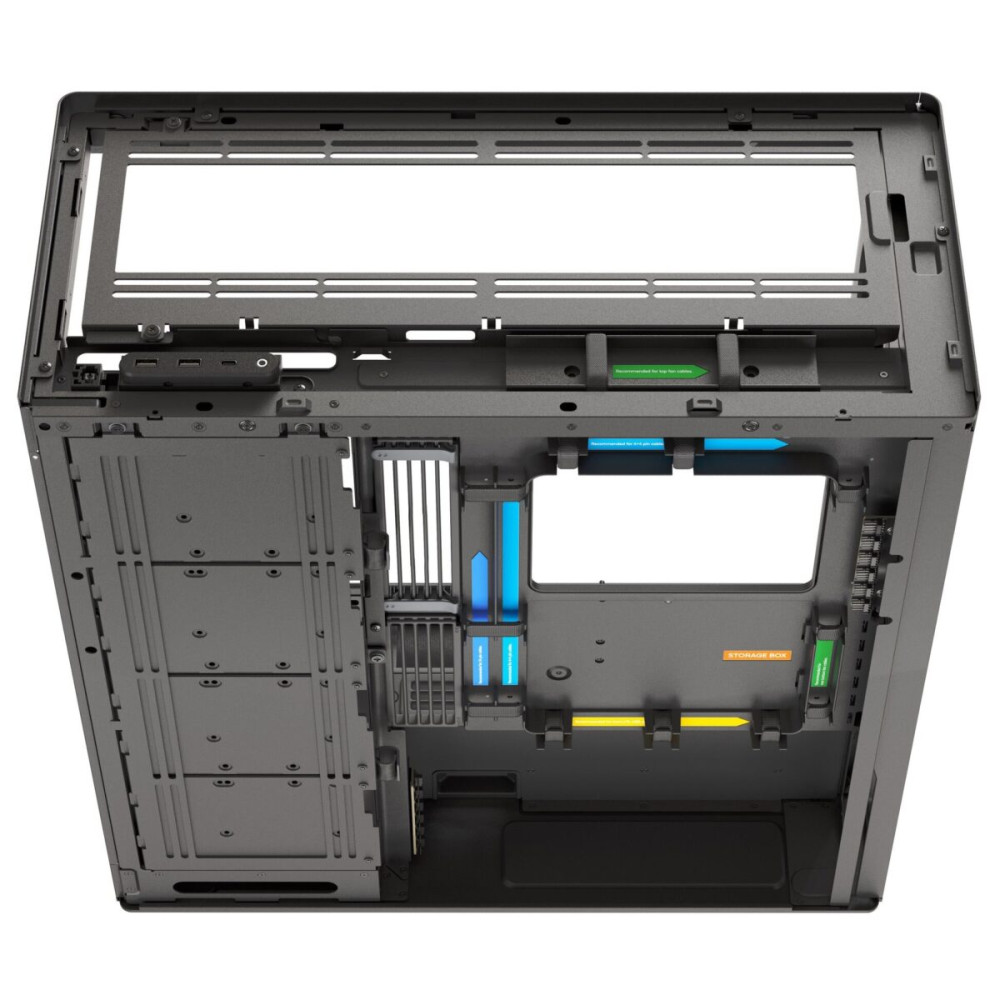 HAVN HS 420 black Premium Midi Tower Case - without vertical GPU support