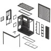 HAVN HS 420 black Premium Midi Tower Case - without vertical GPU support