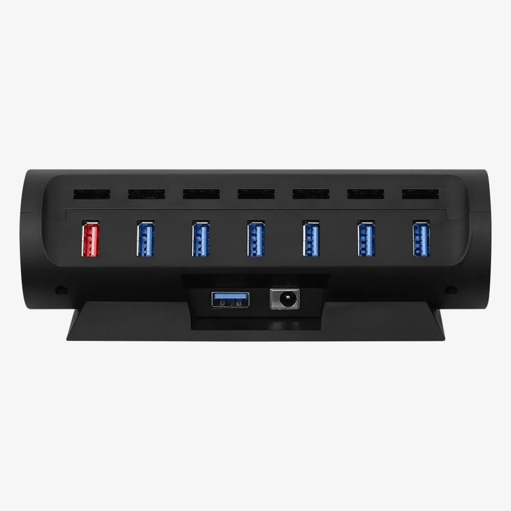 Streamplify HUB CTRL 7, 7x USB 3.0 Type A, RGB, 12V, EU Power Cable - black