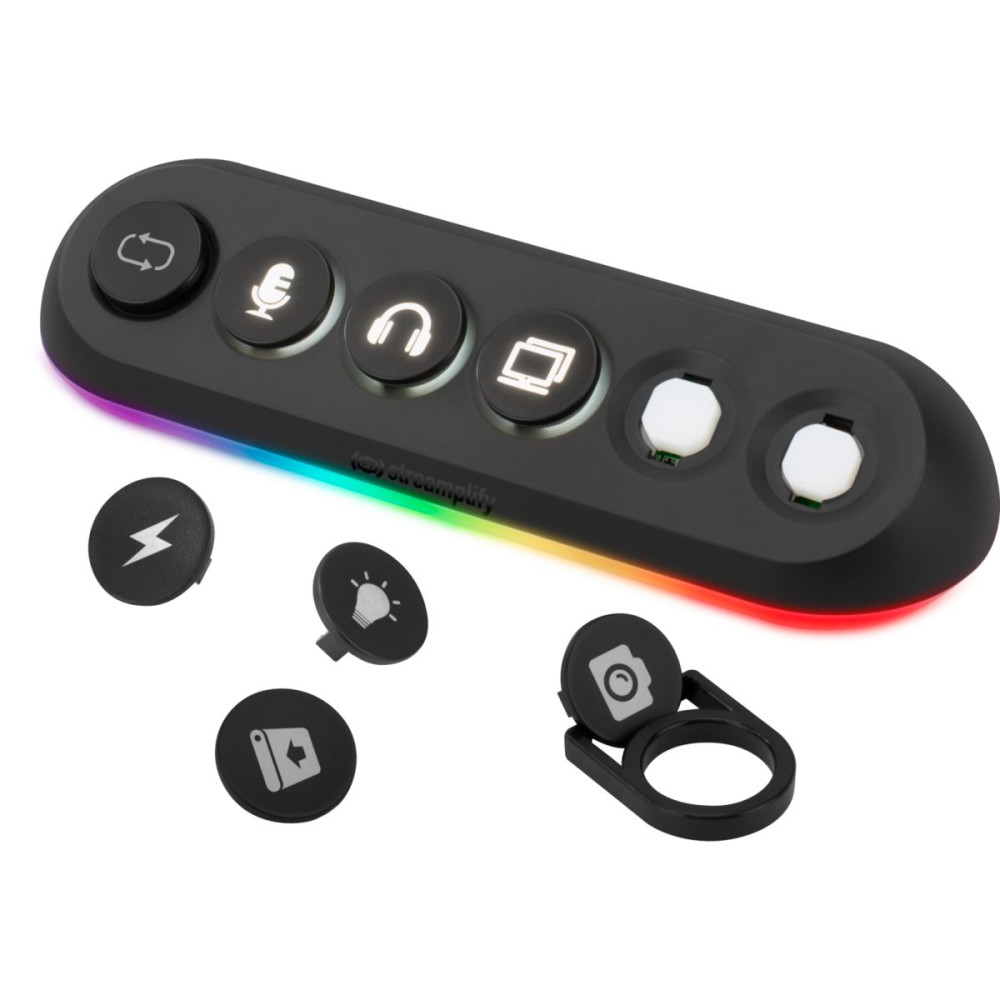 Streamplify HUB DECK 5 -  5 Port Streaming Deck 4x USB 3.0, 1x USB 2.0, RGB, 12V