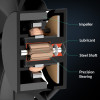 Arctic Freezer 8A – CPU Cooler for AM5, AM4, Direct touch, dual 12cm Pressure Fan push