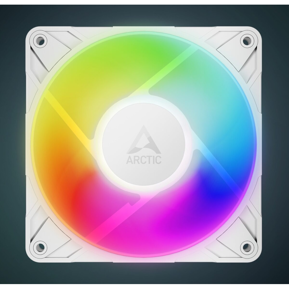 Arctic P12 Pro A-RGB (White)  - PWM 120mm Case Fan - fluid dynamic bearing - max 3000 RPM - PWM regu