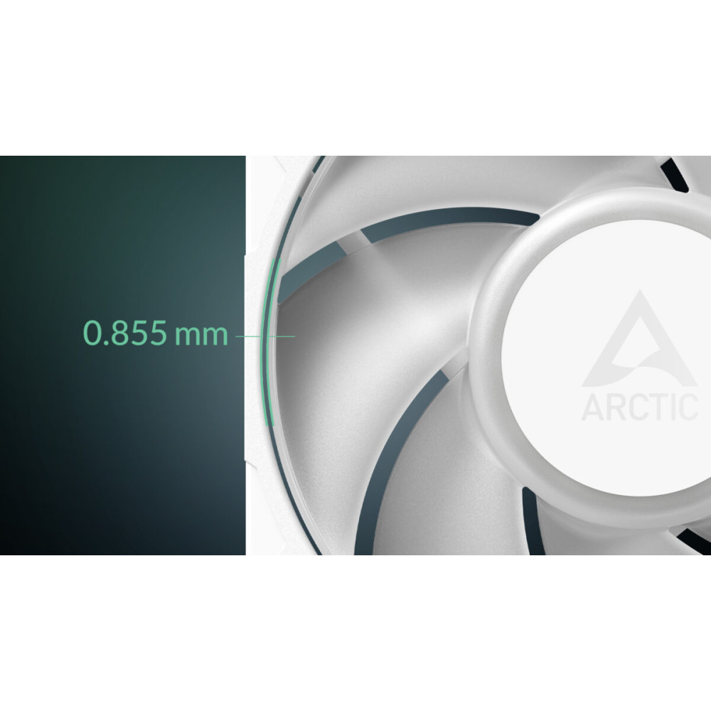 Arctic P12 Pro A-RGB (White)  - 3 Pack - PWM 120mm Case Fan Value Pack - max 3000 RPM - PWM regulate