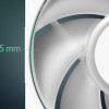 Arctic P14 Pro A-RGB (White) - PWM 140mm Case Fan - fluid dynamic bearing - max 2500 RPM - PWM regul