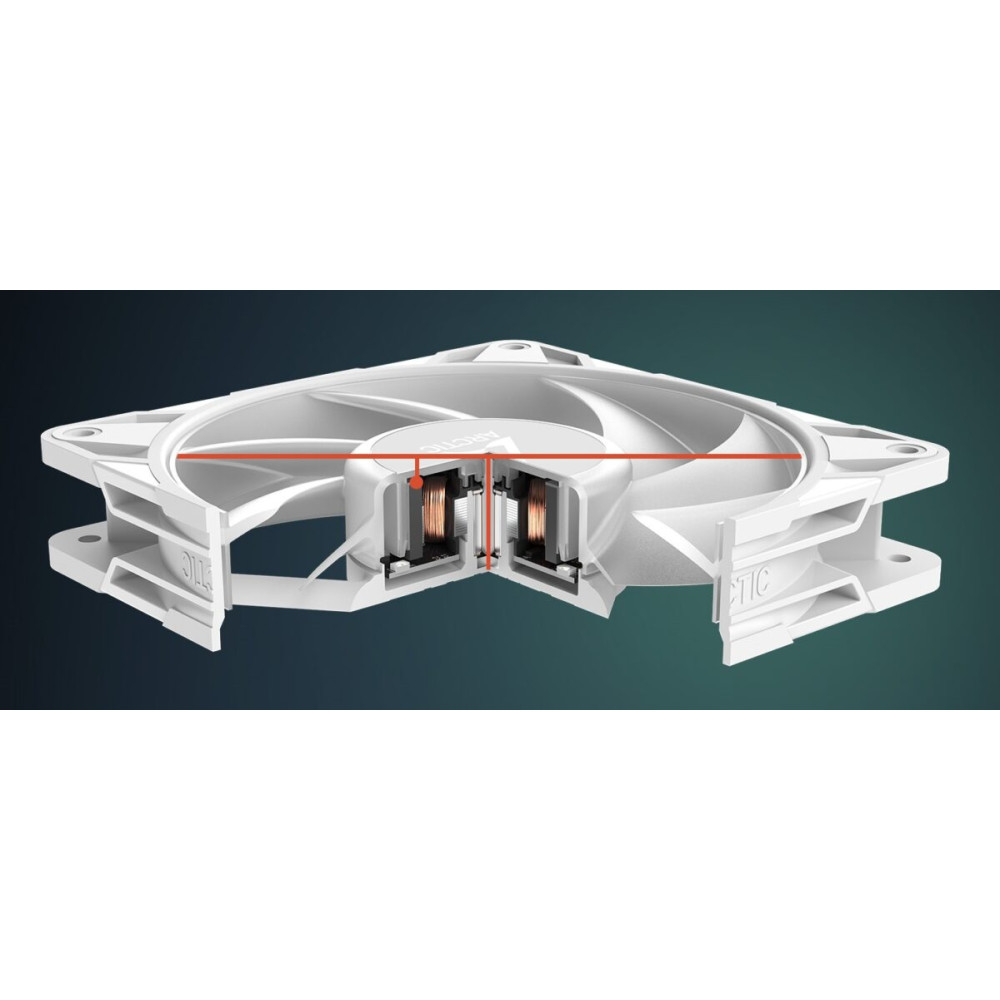 Arctic P14 Pro A-RGB (White) - 3 Pack - PWM 140mm Case Fan Value Pack - max 2500 RPM - PWM regulated