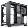 Lian Li O11 AIR MINI Black PC Case ATX / M-ATX with 3 standard Fans (front 120mmx2, rear 120mmx1) Me