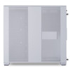 Lian Li O11 AIR MINI White PC Case ATX / M-ATX with 3 standard Fans (front 120mmx2, rear 120mmx1) Me